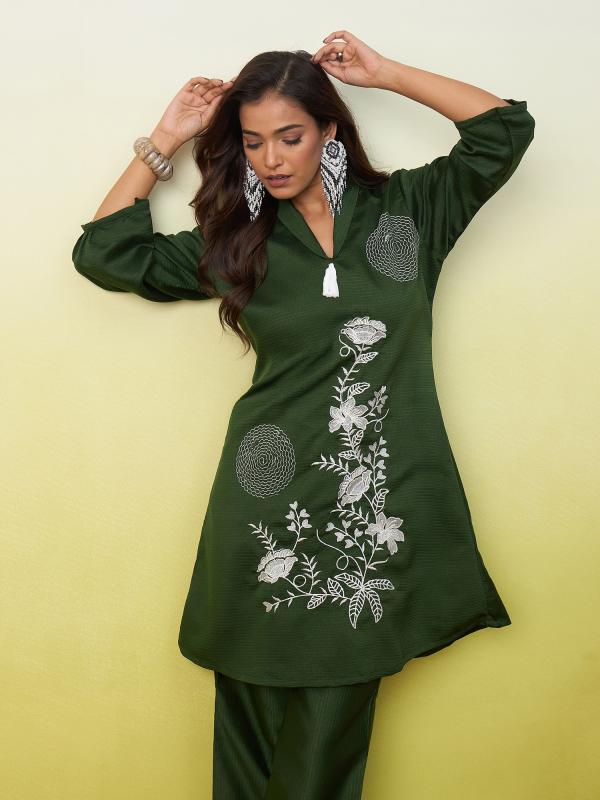 9888 G Women’s Viscose Rayon Kurta Pant Set | Co-Ords Set | 2pcs